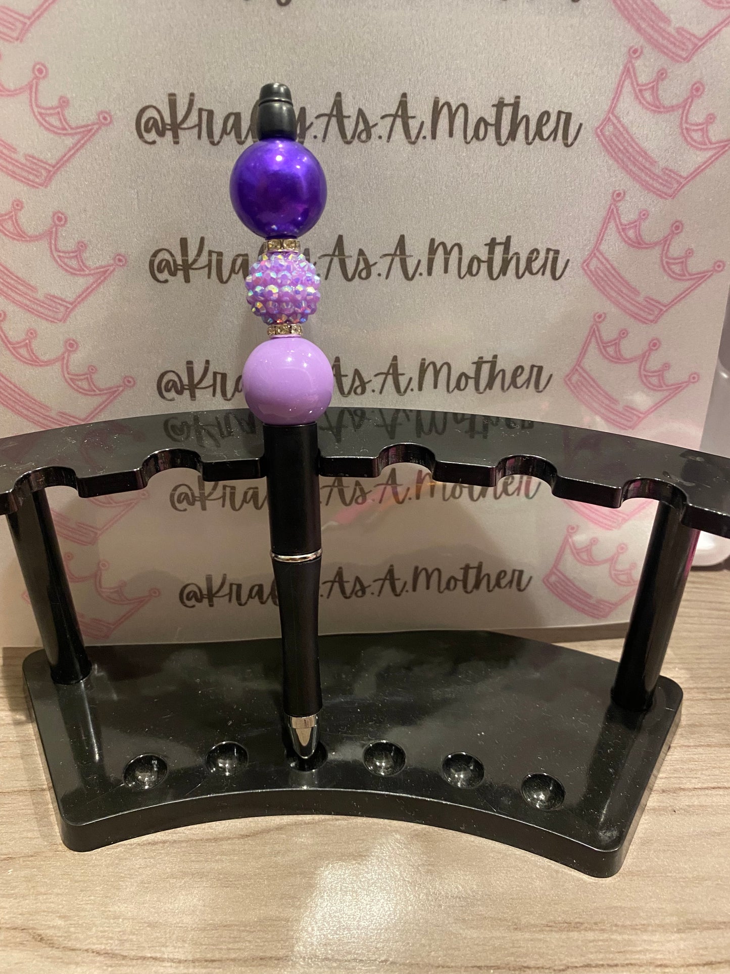 Bubblegum Beaded Pen | Krafty As A Mother