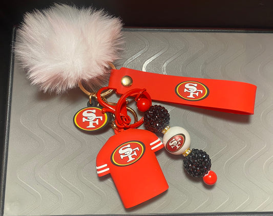 S.F Football Keychain | Krafty As A Mother