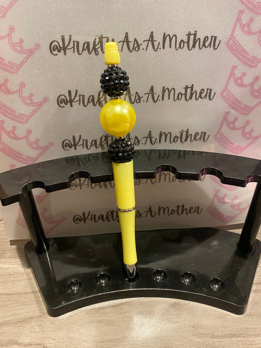 Bubblegum Beaded Pen | Krafty As A Mother