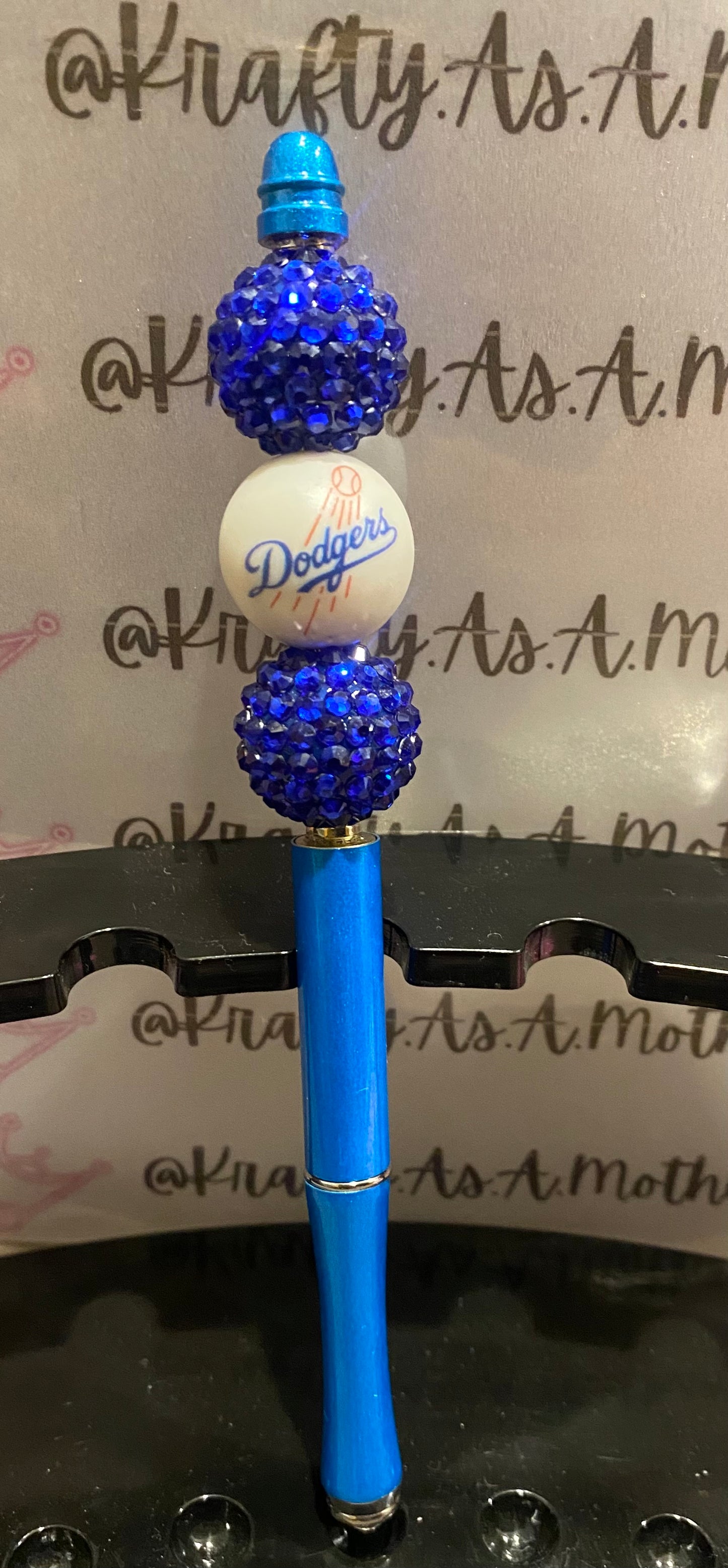 Bubblegum Beaded Pen | Krafty As A Mother