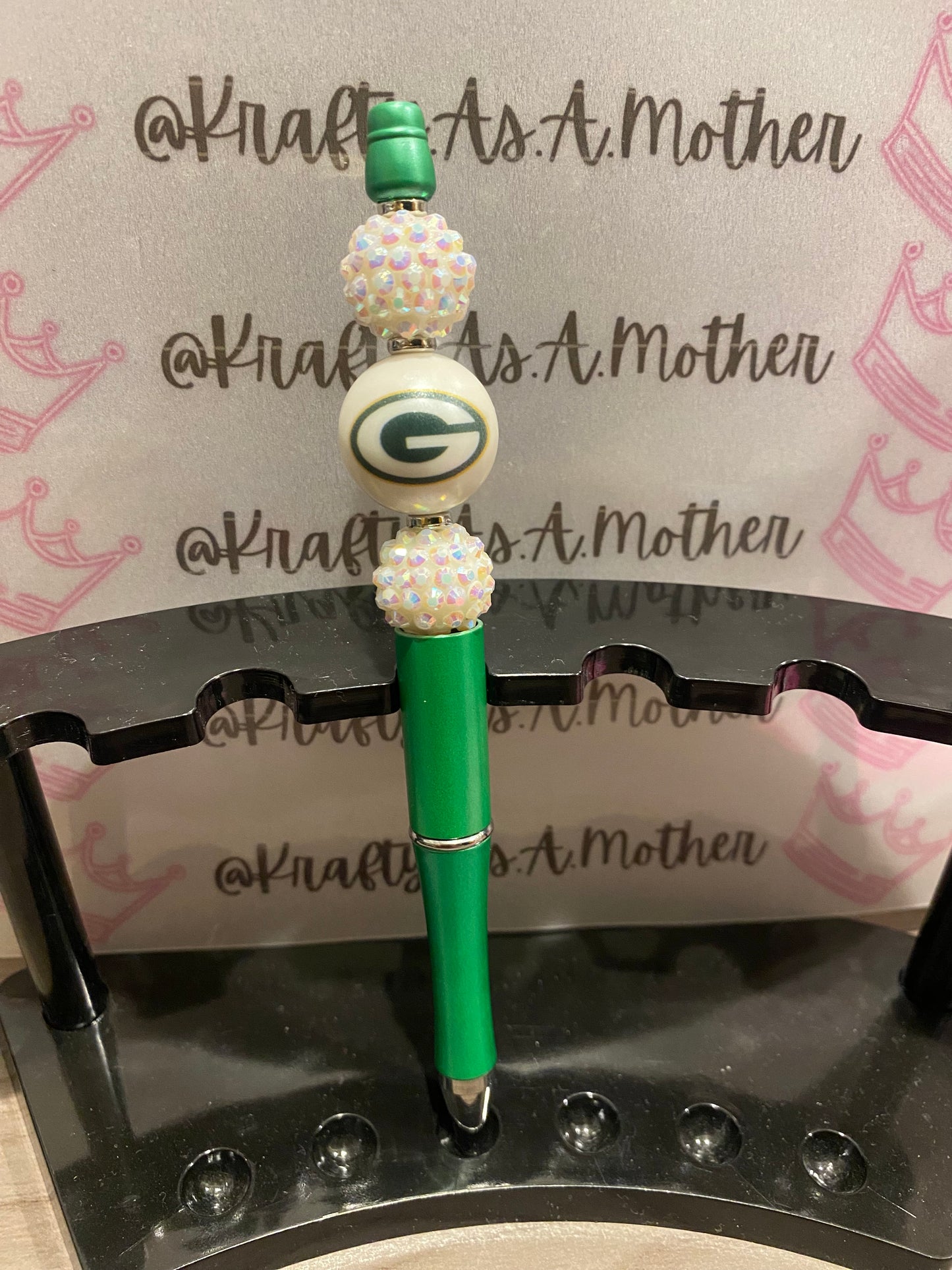 Bubblegum Beaded Pen | Krafty As A Mother