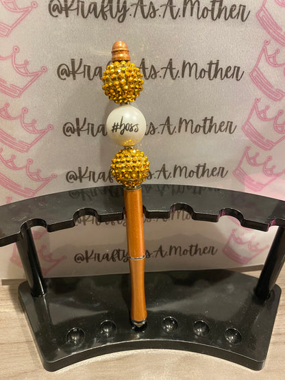 Bubblegum Beaded Pen | Krafty As A Mother