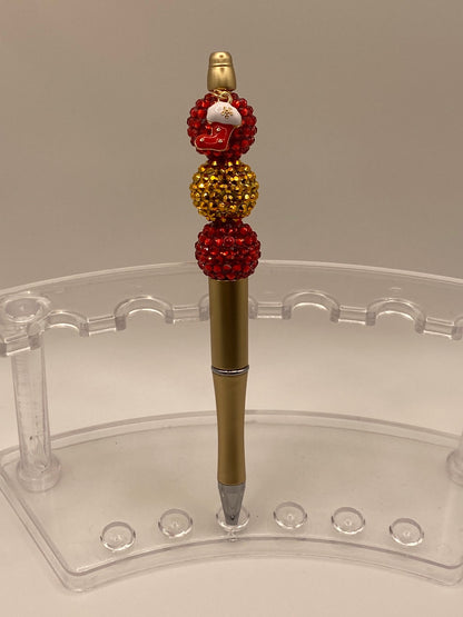 Bubblegum Beaded Pen | Krafty As A Mother
