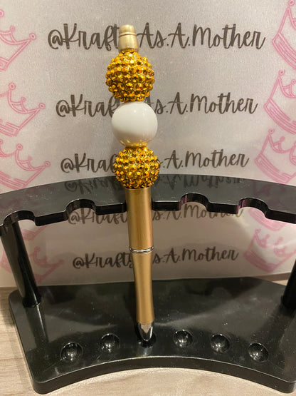 Bubblegum Beaded Pen | Krafty As A Mother