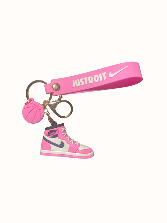 Shoe Keychain NKE Pink | Krafty As A Mother, LLC