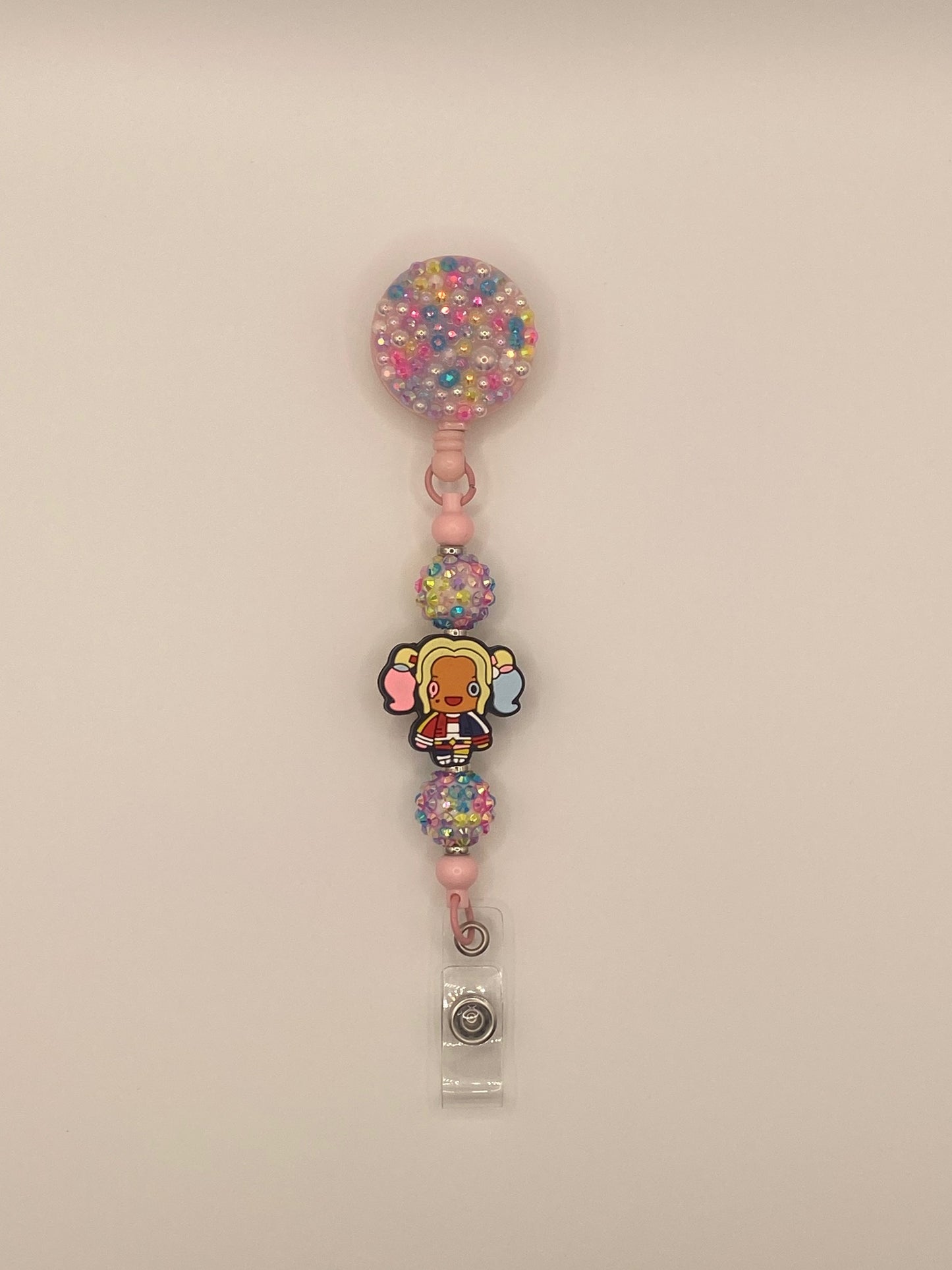 Beaded Badge Reel | Krafty As A Mother
