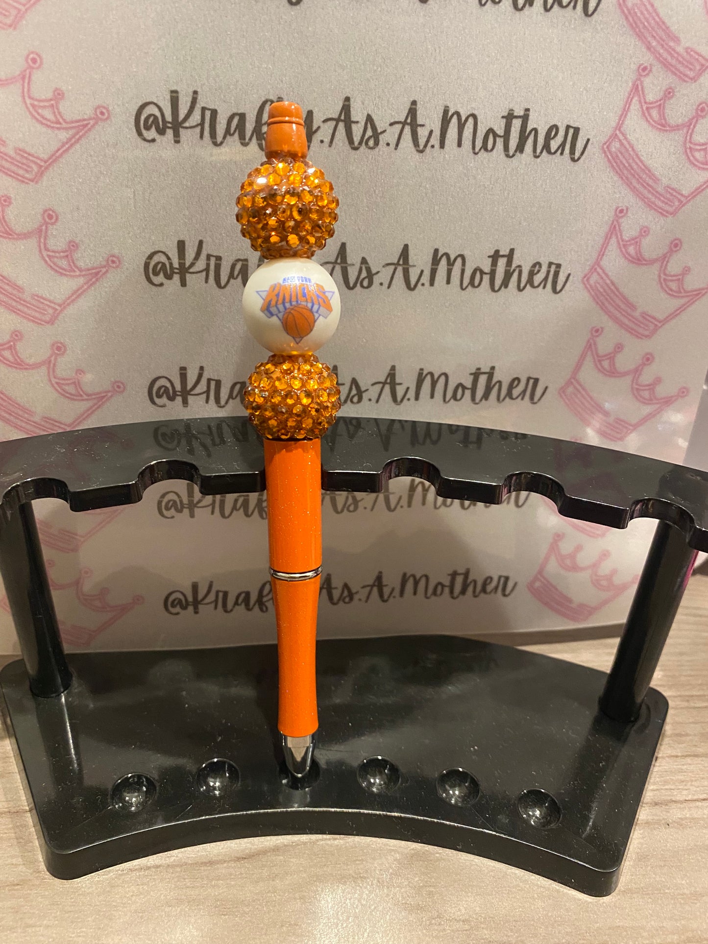 Bubblegum Beaded Pen | Krafty As A Mother