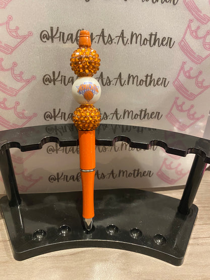 Bubblegum Beaded Pen | Krafty As A Mother