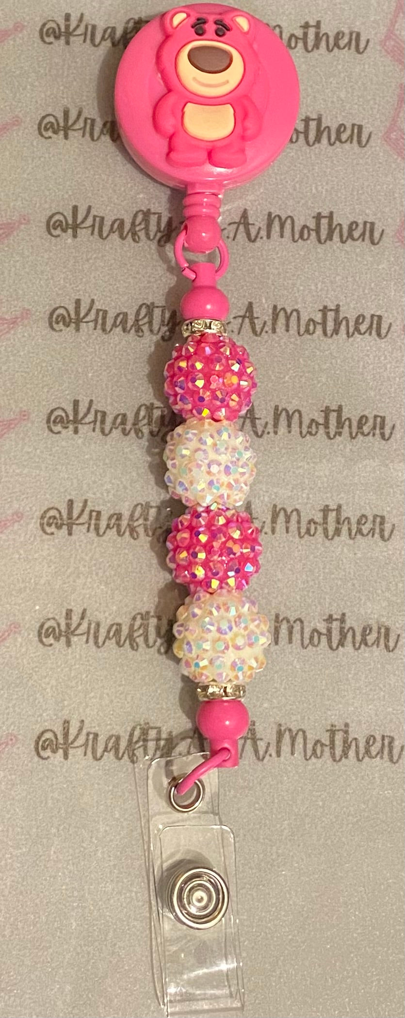 Beaded Badge Reel | Krafty As A Mother